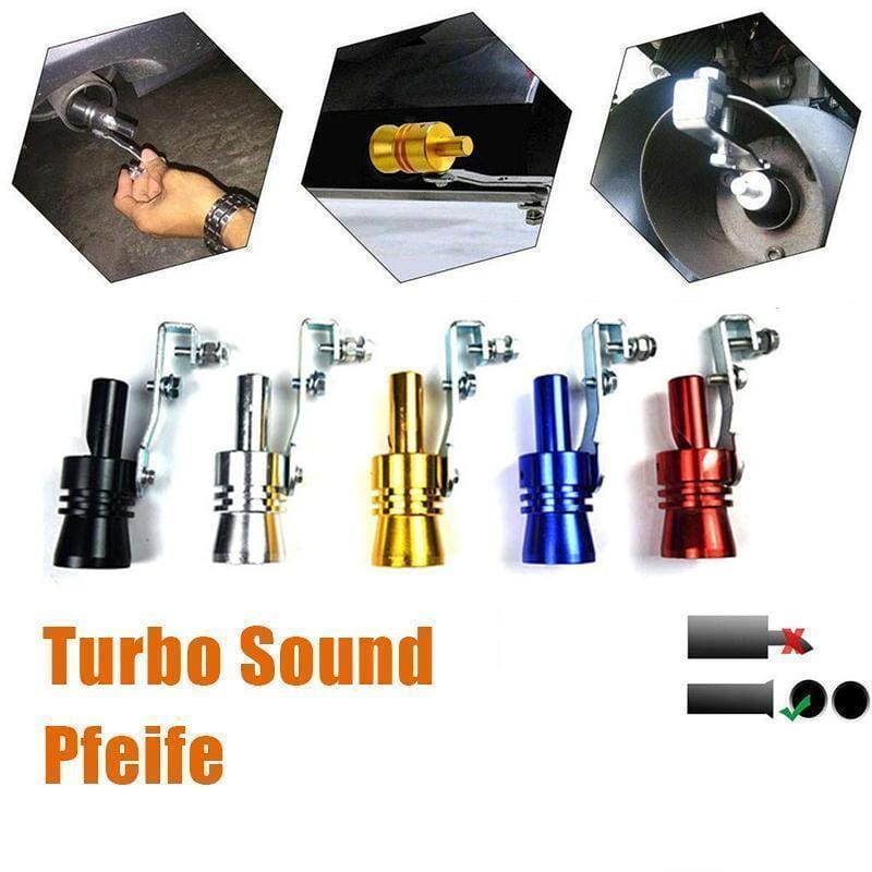 Turbo Sound Simulator Pfeife - Auspuff Pfeife Für Auto Turbo Sound
