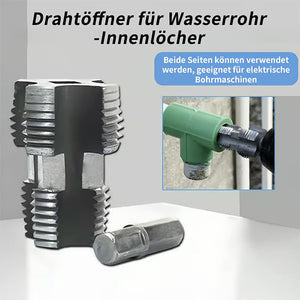 Gewindeschneider für Wasserrohr-Innengewinde (Doppelkopf, 4/6 Zoll)