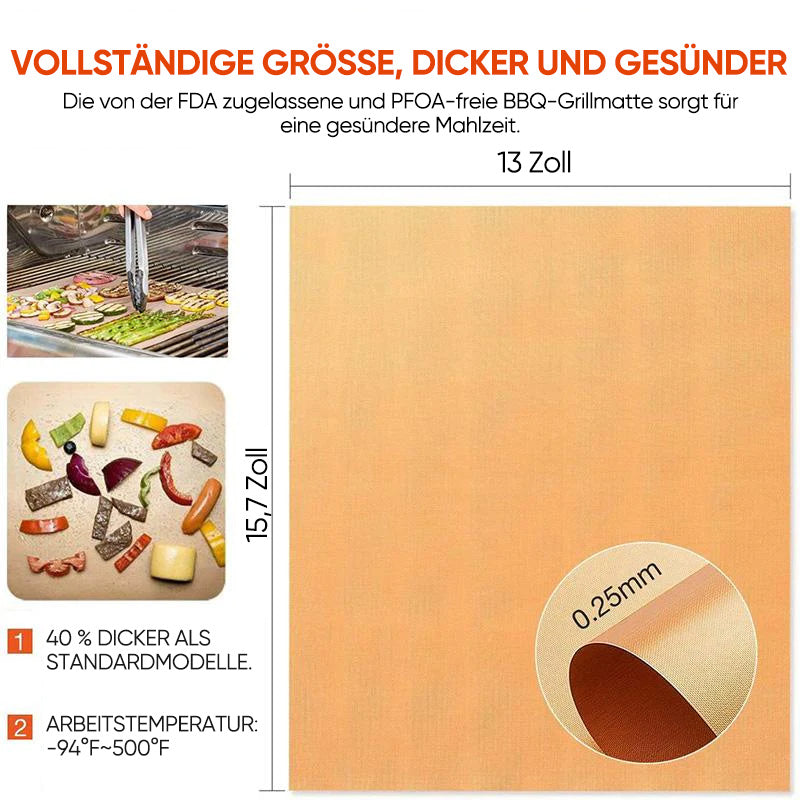 Antihaftbeschichtete Grill-Backmatten