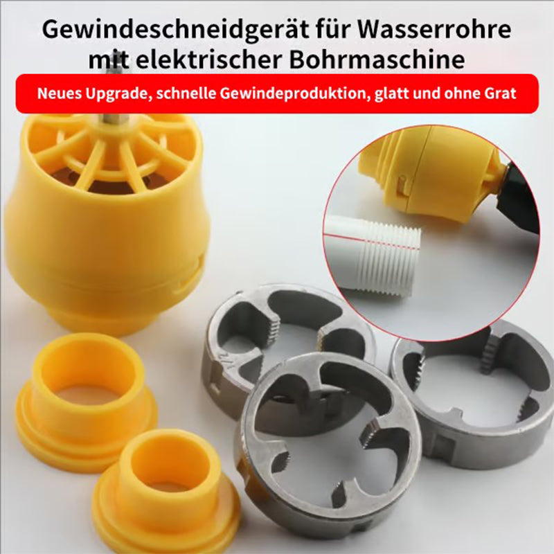Gewindeschneider für Wasserrohr-Innengewinde (Doppelkopf, 4/6 Zoll)