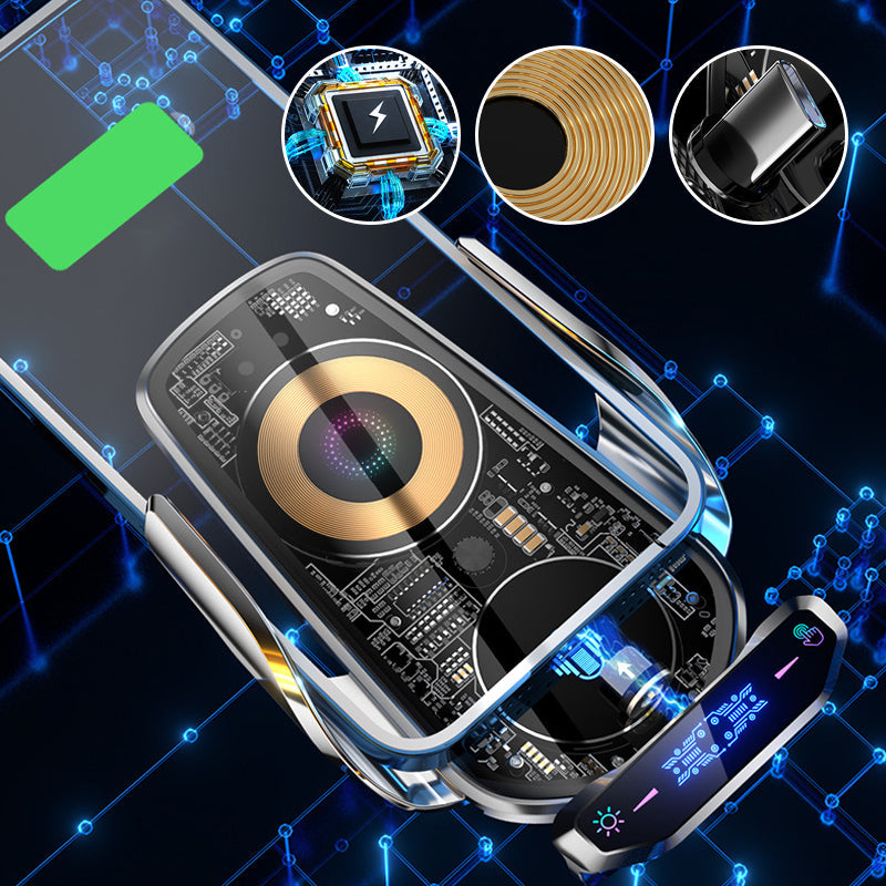 Drahtlose Lade Auto Stummschalt Handy-Navigationshalterung