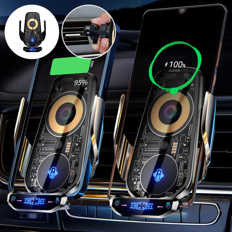 Drahtlose Lade Auto Stummschalt Handy-Navigationshalterung